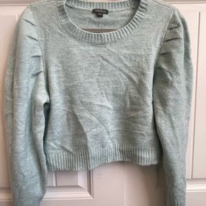 Wild Fable Cropped Teal Sweater, New with tags, Size Medium